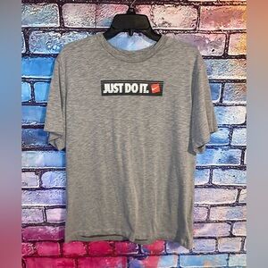 3/$20 Nike Heather Gray 'Just Do It' Men's T-Shirt